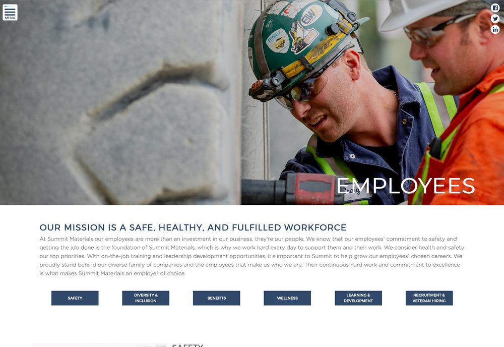 Summit Materials Seattle Photographer • Corporate Industrial Headshot